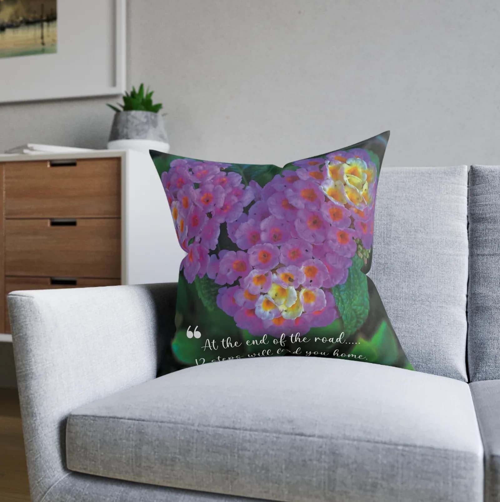 Grateful Dusk III Pillow